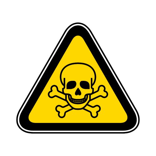 Arti Simbol Bahan Kimia tengkorak dan tulang bersilang