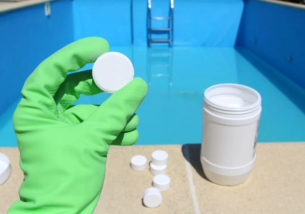 Kaporit Granular untuk kolam renang