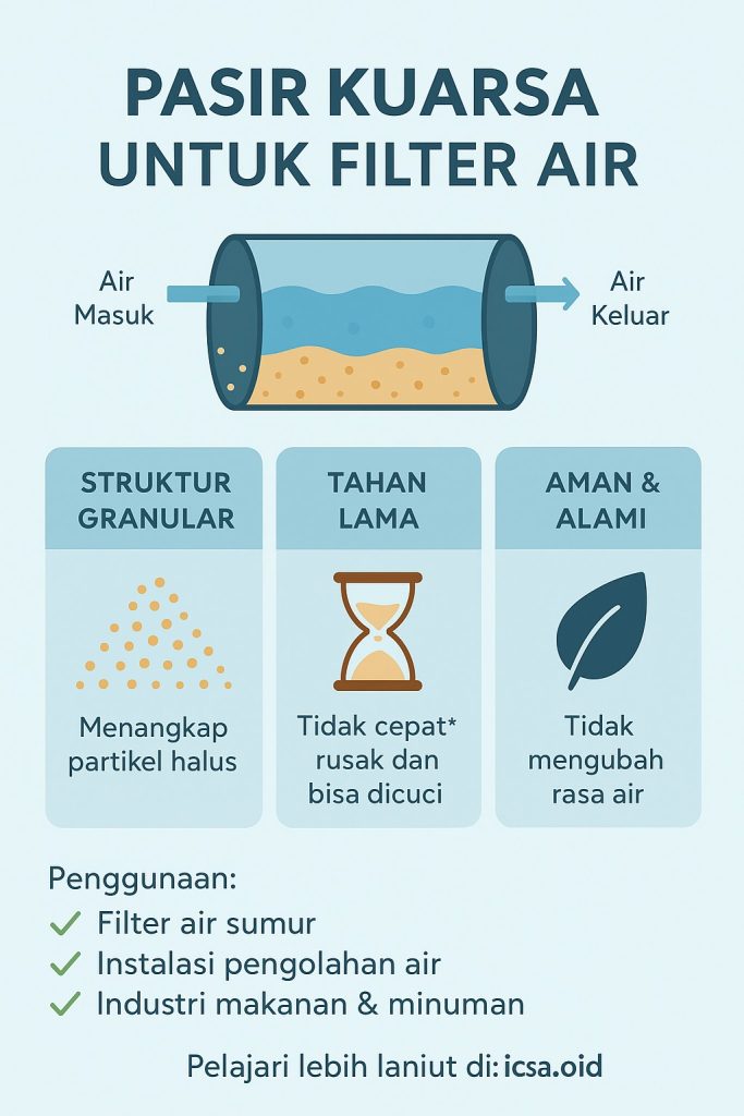 Pasir Kuarsa dalam Filtrasi Air