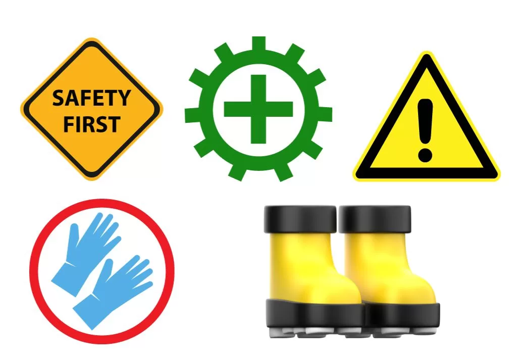 Simbol keselamatan kerja pada industri kimia