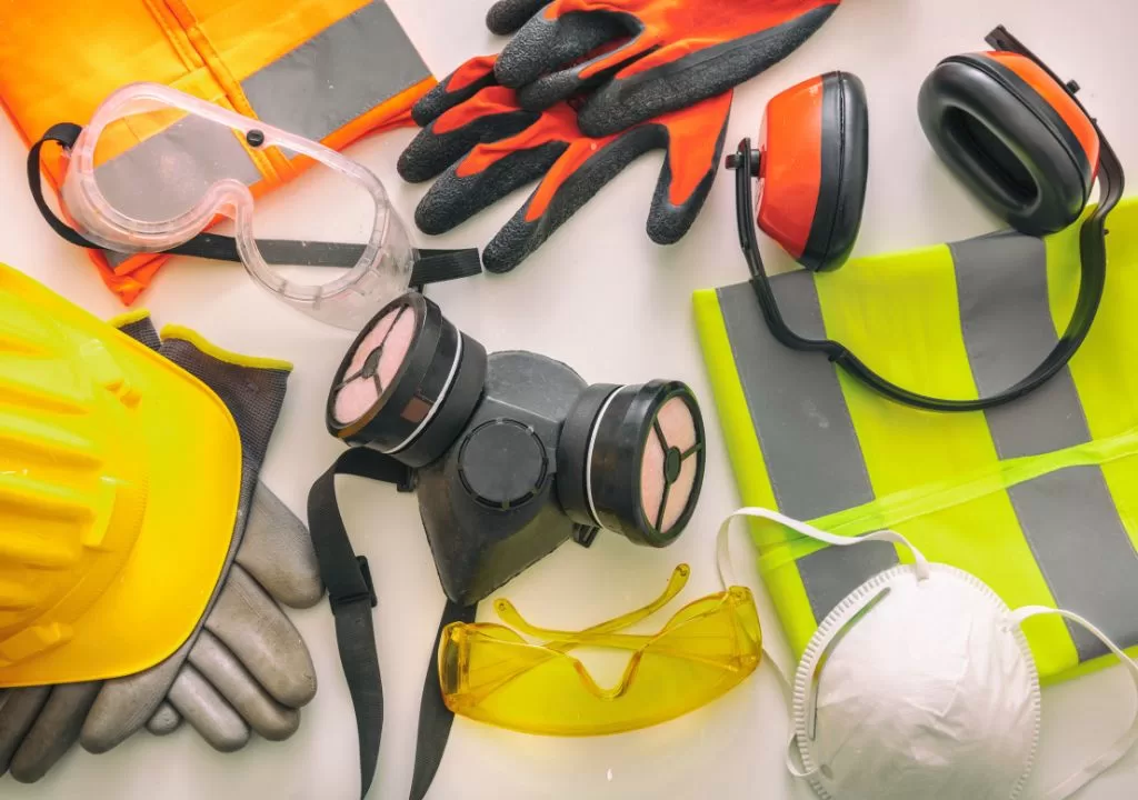 Serangkaian Alat Keselamatan Kerja Industri Kimia