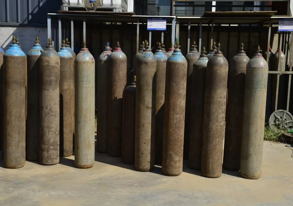 Tabung oksigen untuk Industri