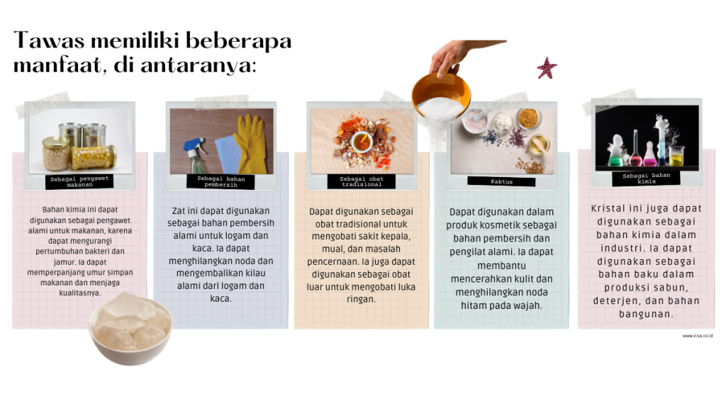 Tawas adalah bahan kimia seba guna