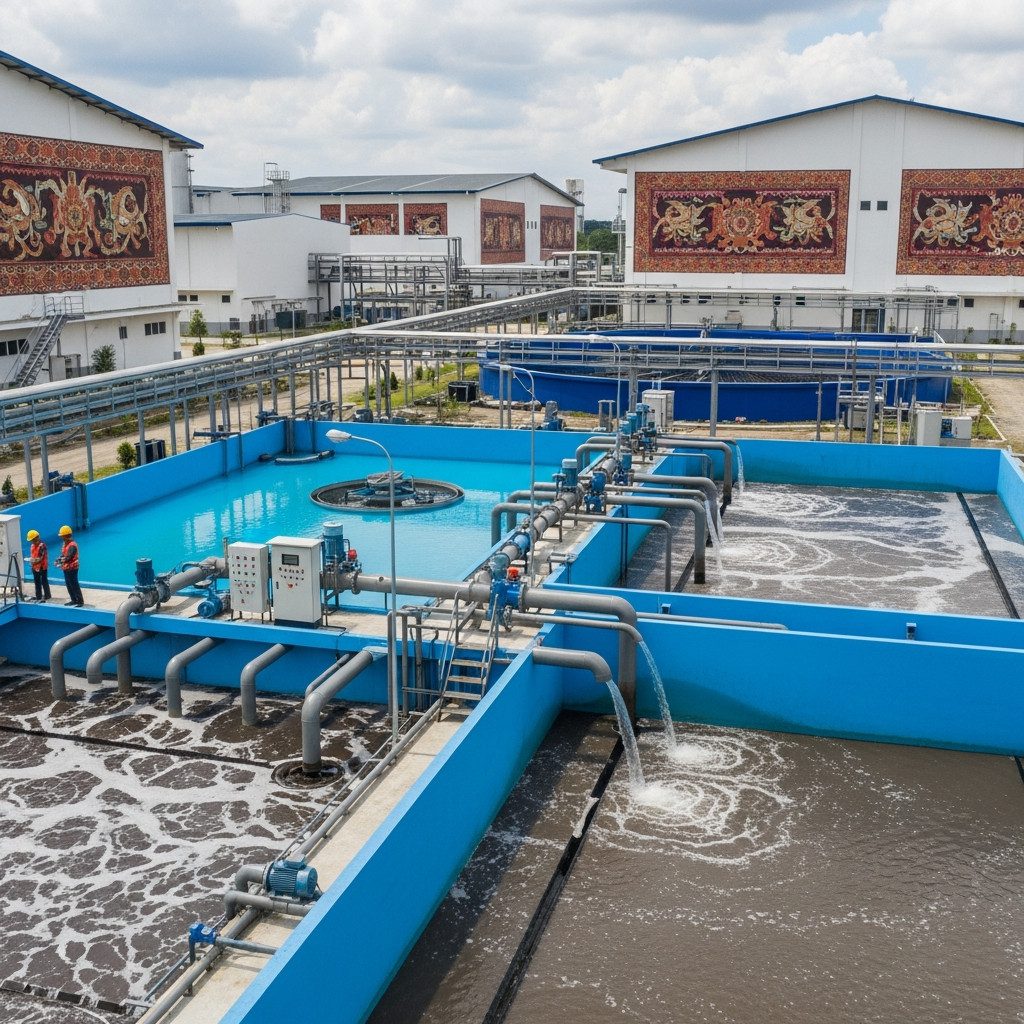 Implementasi instalasi proyek water treatment system