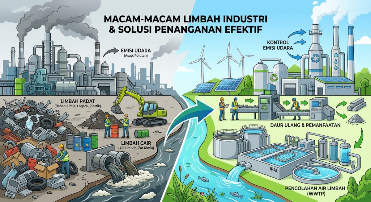 Jenis Limbah, Penanganan Limbah, Limbah B3, Water Treatment, PT ICSA, Solusi Lingkungan