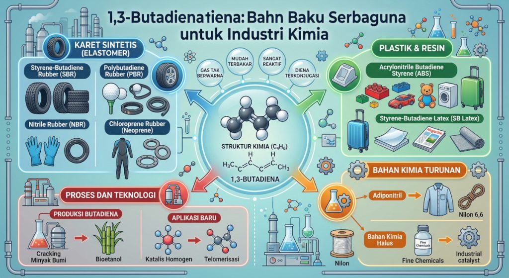 Penggunaan senyawa kimia 1,3-Butadiena