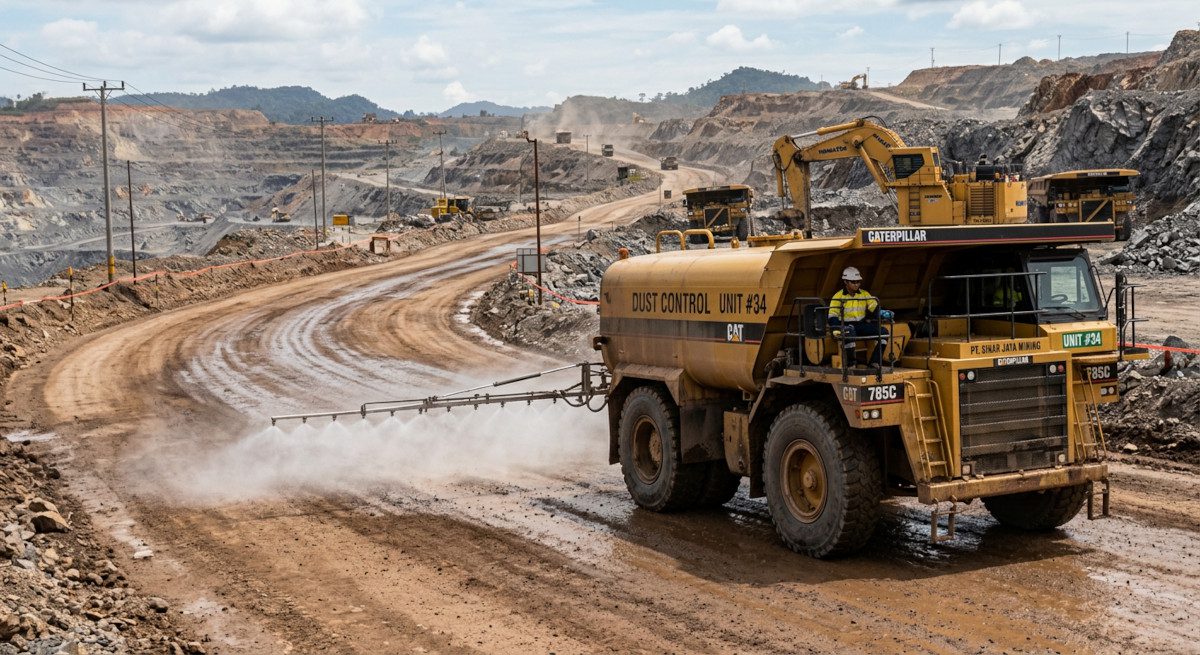 penggunaan Dust Suppressant pada industri pertambangan