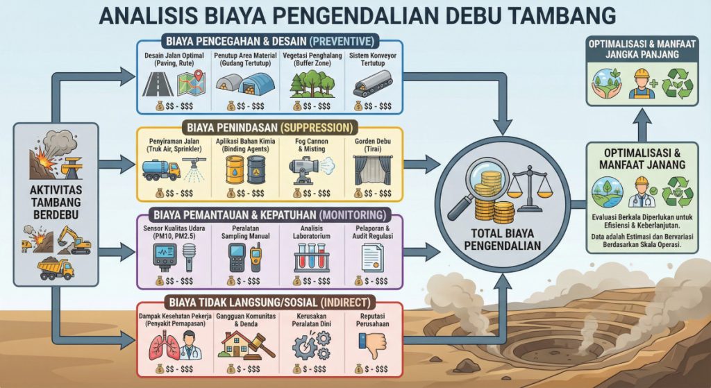 Analisis Biaya Pengendalian Debu Tambang