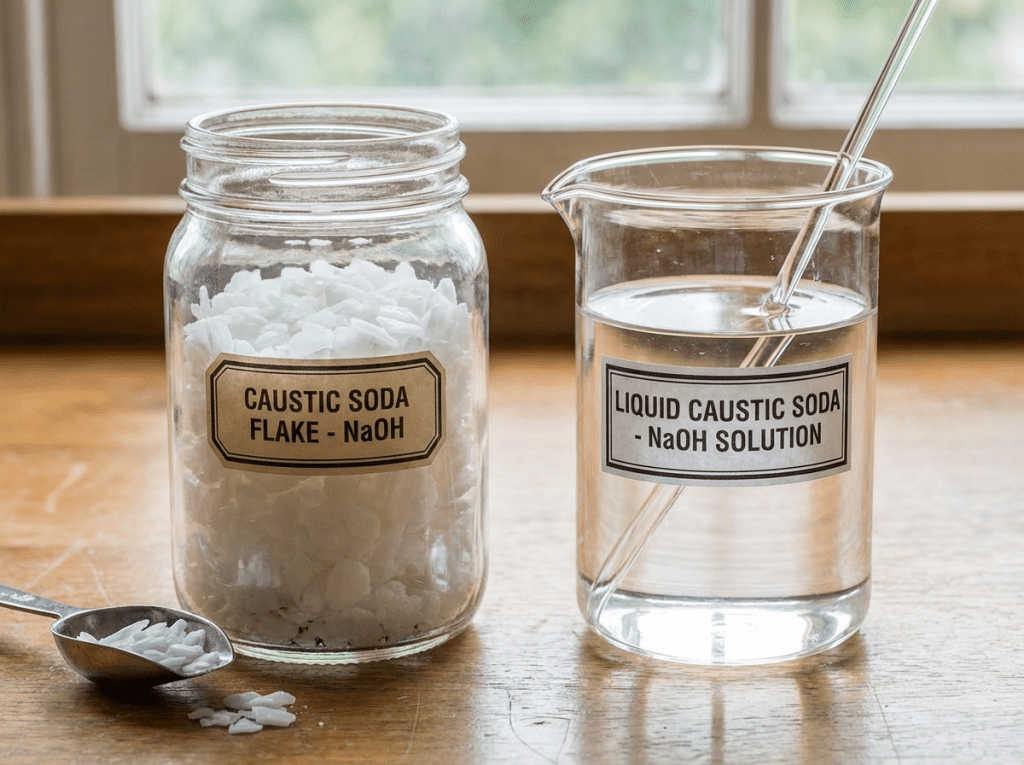 Caustic Soda Flake vs Liquid