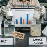 Perbandingan Hasil Penjernihan PAC vs Tawas Alum PT ICSA