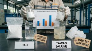 Perbandingan Hasil Penjernihan PAC vs Tawas Alum PT ICSA