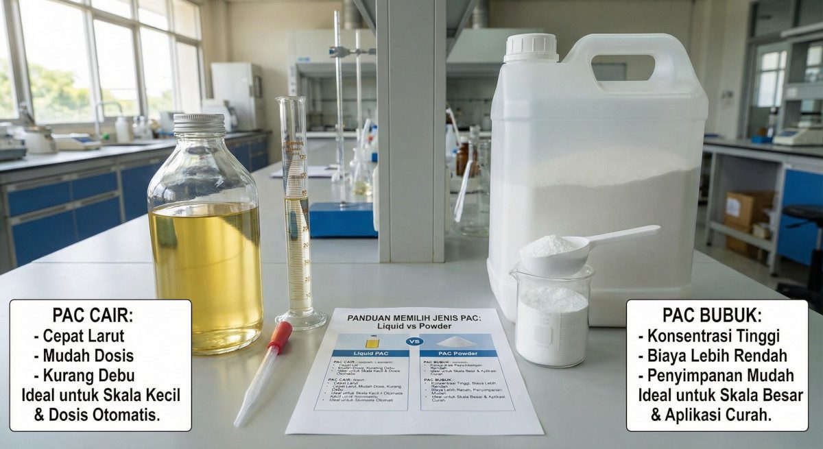 Perbedaan PAC Liquid dan PAC Powder PT ICSA
