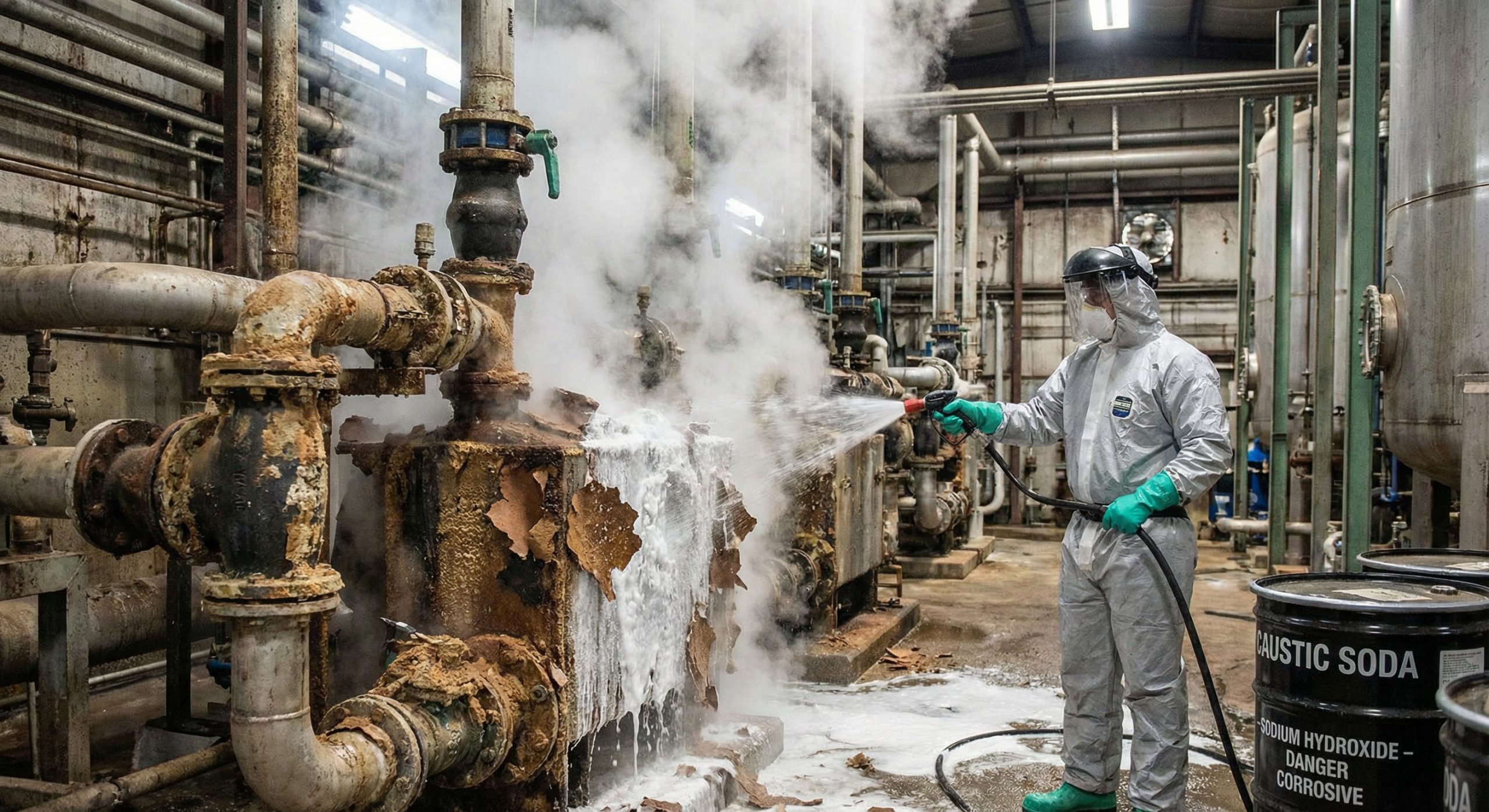 Penggunaan Caustic Soda sebagai Pembersih Kerak Industri PT ICSA