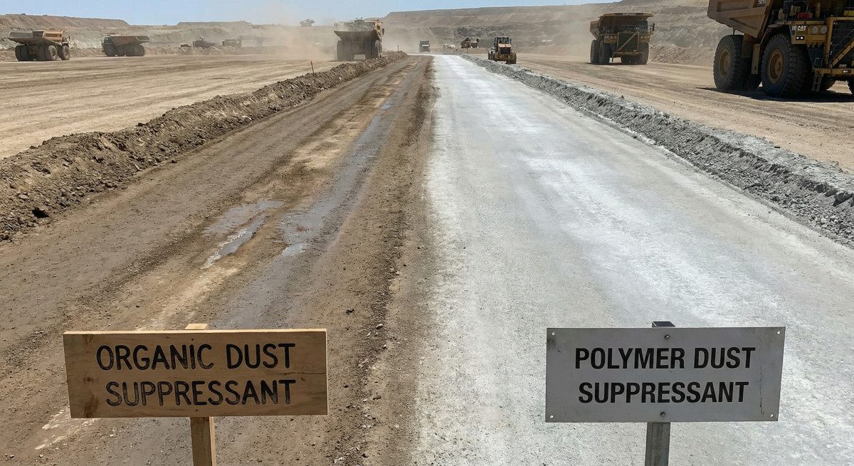 Perbandingan Dust Suppressant Polimer vs Organik PT ICSA