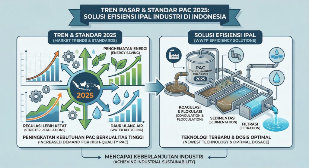 Tren Pasar & Standar PAC 2025: Solusi Efisiensi IPAL Industri di Indonesia