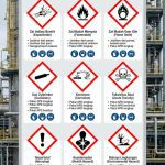 Pratinjau poster simbol bahaya kimia GHS untuk standar keselamatan kerja industri