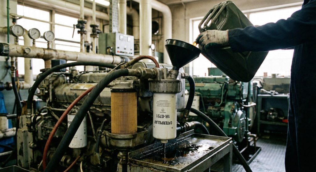 kontaminasi pada minyak solar dan dampaknya terhadap filter bahan bakar mesin diesel industri