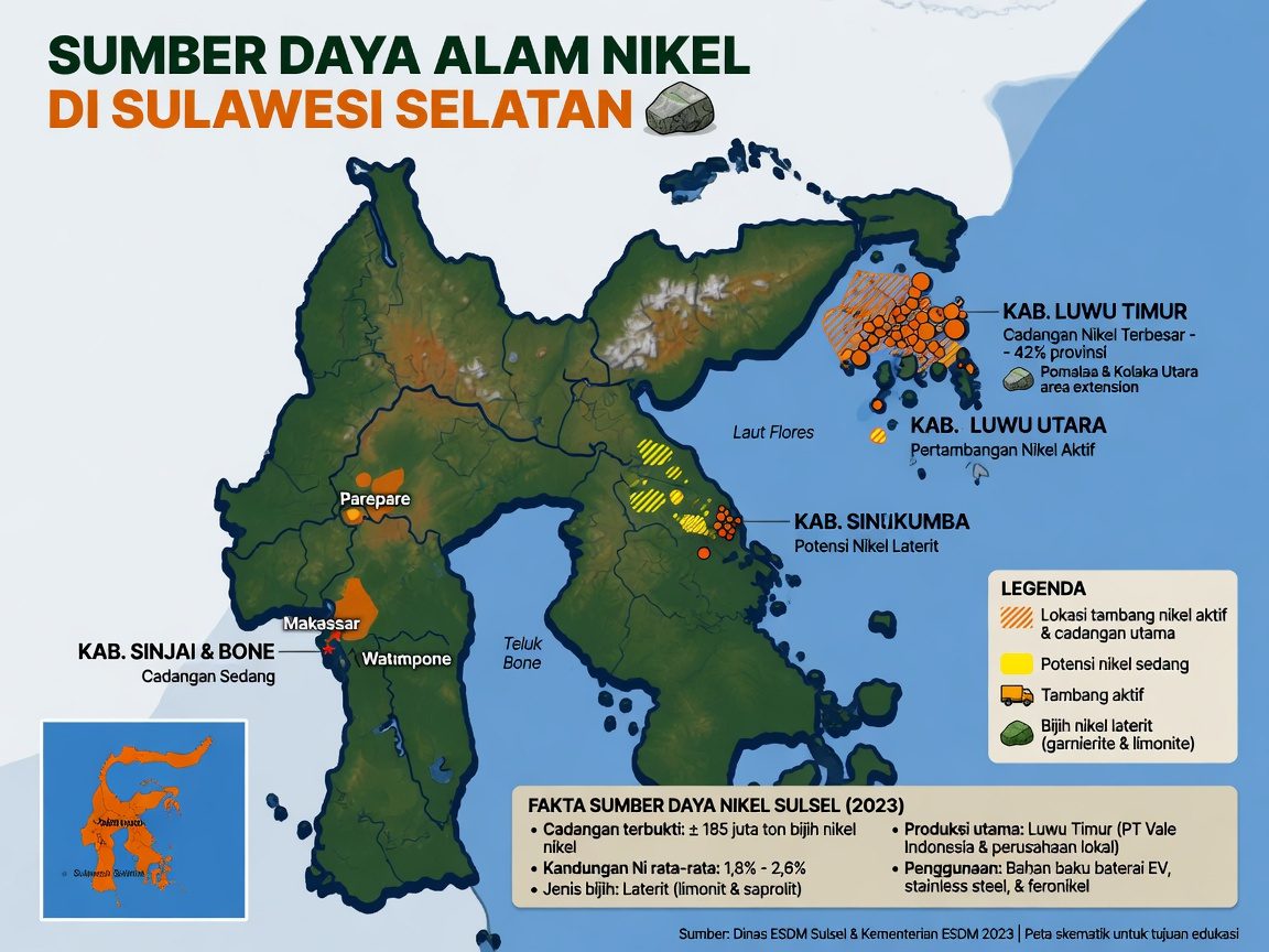 Aplikasi pengolahan dan lokasi tambang nikel di Sulawesi Selatan - PT ICSA
