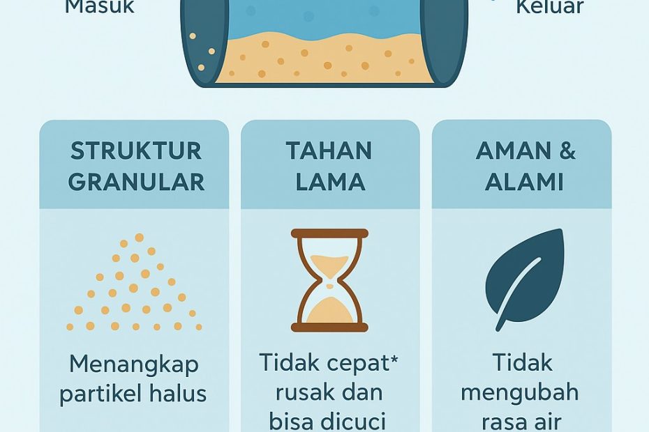 Pasir Kuarsa dalam Filtrasi Air